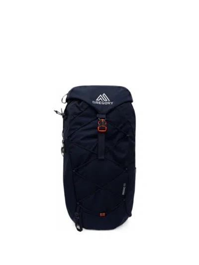 Gregory Arrio 18 Logo-print Backpack In Blue