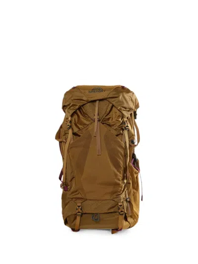 Gregory Maven 58 Buckle-fastening Panelled Backpack In Brown