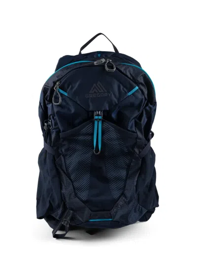 Gregory Maya 25l Logo-print Panelled Backpack In Blue