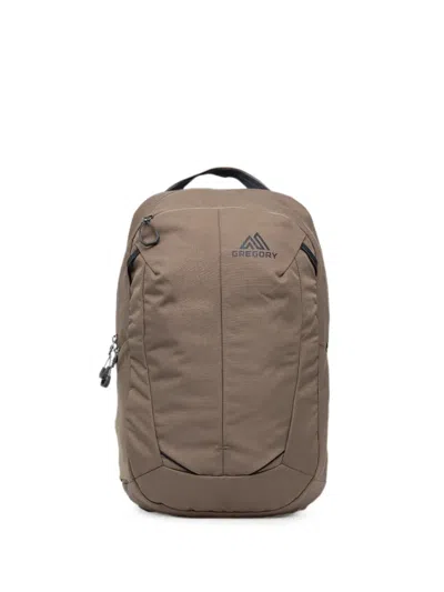 Gregory Retna Zip-detail Backpack In Orange