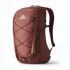 Gregory Structured Backpack With Deep Reddish-brown Nylon Exterior In White