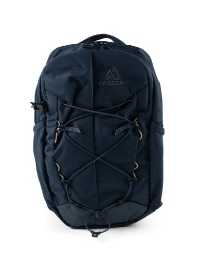 Gregory Terros 20l Logo-embroidered Bungee-cord Backpack In Blue