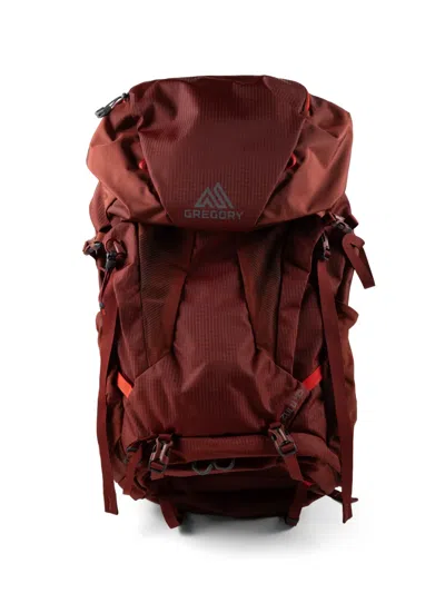 Gregory Zulu 55 Buckle-fastening Backpack In Burgundy