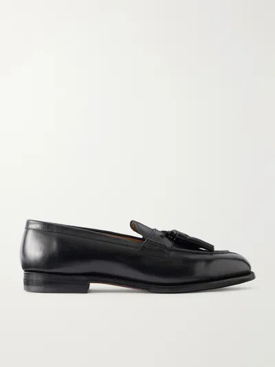 Grenson Frank Leather Loafers In Black