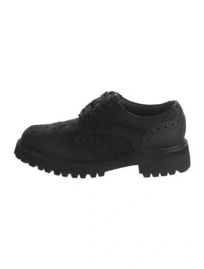 Pre-owned Grenson Leather Oxfords In Black
