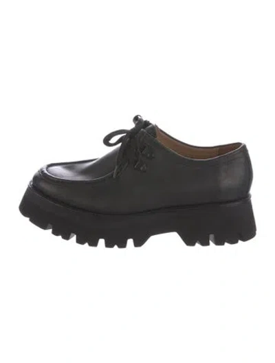 Pre-owned Grenson Leather Oxfords In Black