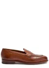 Grenson Lloyd Leather Penny Loafers In Brown