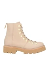 Grenson Man Ankle Boots Beige Size 5 Soft Leather In Beige