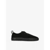 Grenson Mens  Sneaker 1 U Suede Trainers In Black