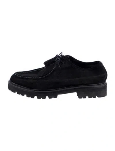 Pre-owned Grenson Nubuck Sneakers In Black