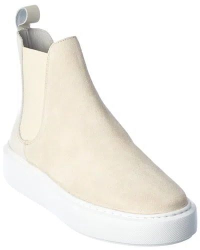 Grenson Suede Chelsea Sneaker In Beige