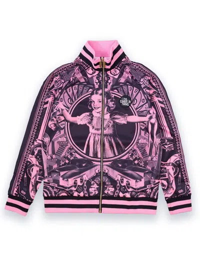 Gresham Blake Black / Pink / Purple Pink Paradox Tracksuit In Black/pink/purple