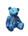 Gresham Blake Blue Brighton & Hove Tartan Gresham Bear In Blue