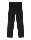 Gresham Blake Men's Black Cotton Stretch Chino In Black
