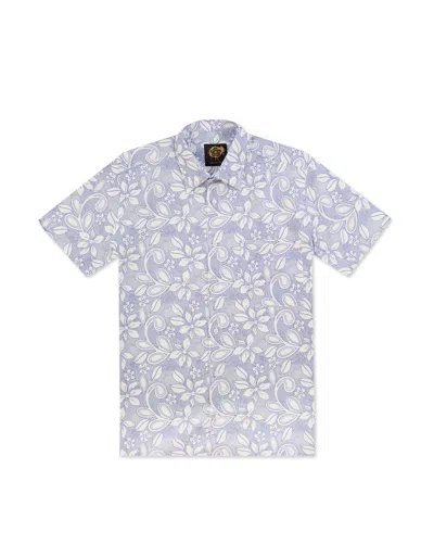 Gresham Blake Men's Blue / White Blue Dot To Dot Short Sleeve Shirt