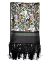 Gresham Blake Men's Brown Garden Birds Scarf In Brown