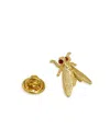 Gresham Blake Men's Gold Fly Lapel Pin In Gold
