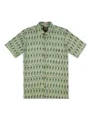 Gresham Blake Men's Graphic Gb Green Short Sleeve Shirt