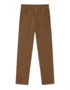 Gresham Blake Men's Green Olive Cotton Stretch Chino In Green