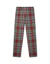 Gresham Blake Men's Green / Red Red & Green Gordon Tartan Trouser In Green/red