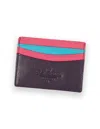 Gresham Blake Men's Pink / Purple Purple Card Holder