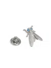 Gresham Blake Men's Silver Fly Lapel Pin In Silver