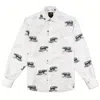 Gresham Blake Men's White Rhino Shirt In White