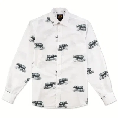 Gresham Blake Men's White Rhino Shirt