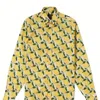 Gresham Blake Men's Yellow Lemon Print Shirt In Yellow
