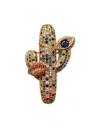 Gresham Blake Women's Gold Cactus Brooch In Gold