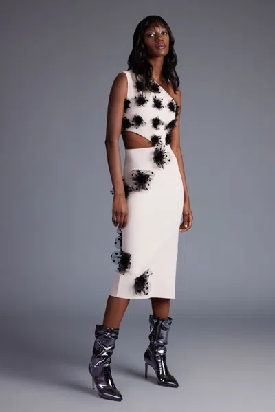 Greta Constantine Arry -midi Dress In Ivory
