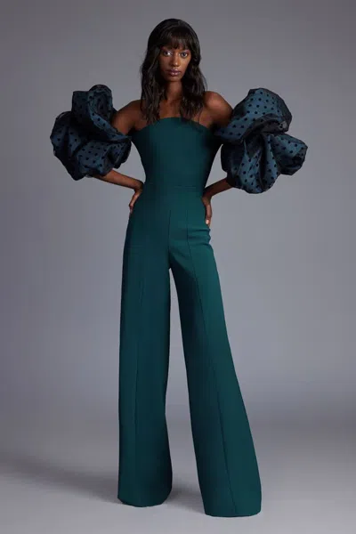 Greta Constantine Atsy Jumpsuit In Green