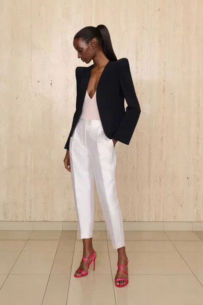 Greta Constantine Bodysuit, Pant With Jacket In Ivory