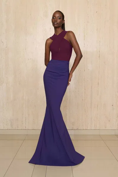 Greta Constantine Cayseph -gown In Blue