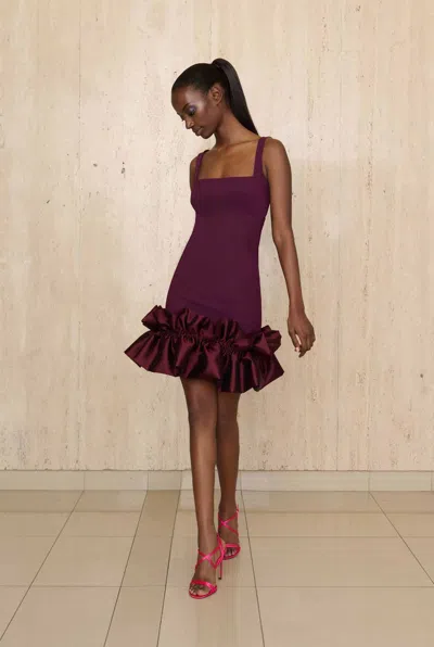 Greta Constantine Desil Dress In Purple