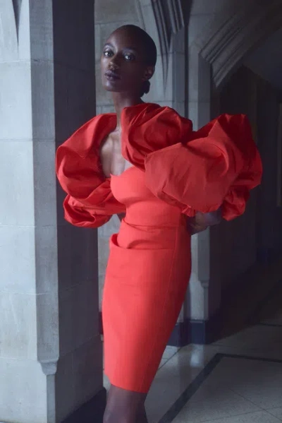 Greta Constantine Enext Dress In Red