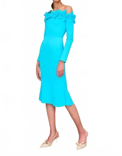 Greta Constantine Enida Dress In Ocean In Blue
