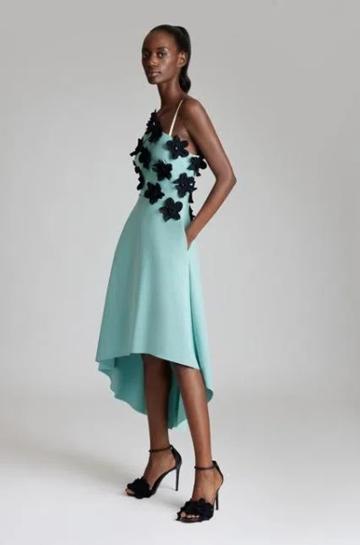 Greta Constantine Erena Midi Dress In Blue