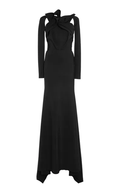 Greta Constantine Gloria Cutout Detailed Gown