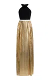 Greta Constantine Goldcrest Pleated Dress