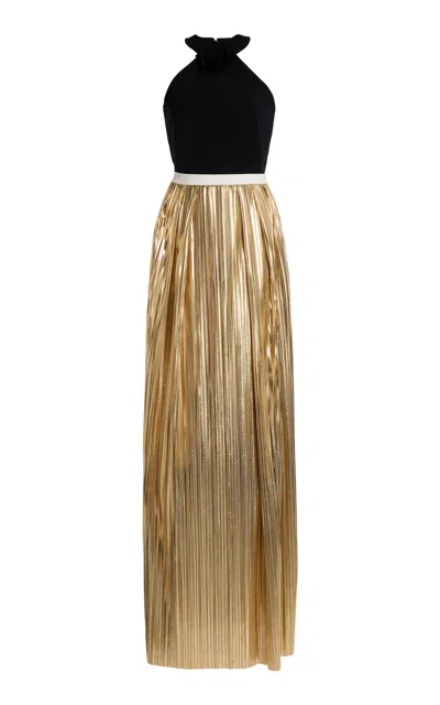 Greta Constantine Goldcrest Pleated Dress