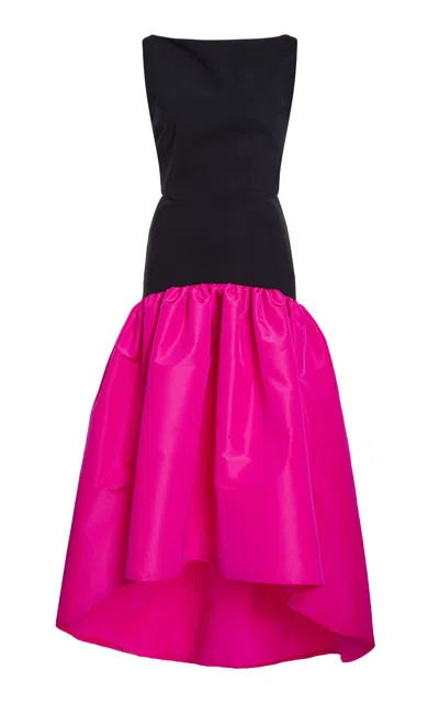 Greta Constantine Grayson Hi-lo Hem Gown In Multi