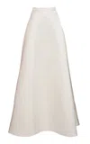 Greta Constantine Harlow A-line Maxi Skirt In White