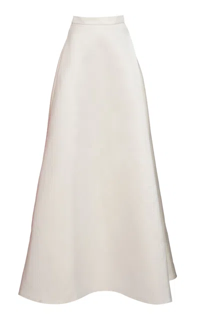 Greta Constantine Harlow A-line Maxi Skirt In White