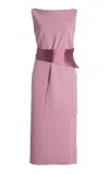 Greta Constantine Heron Metallic Detailed Dress In Pink