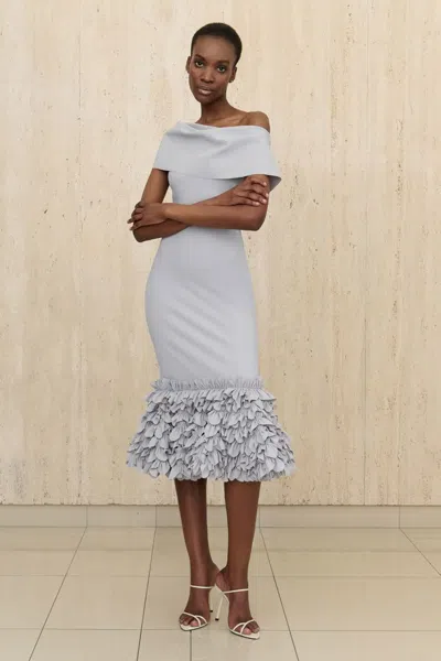 Greta Constantine Karasi Dress In Neutral