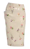 Greta Constantine Kesha Draped Floral Skirt In Pink