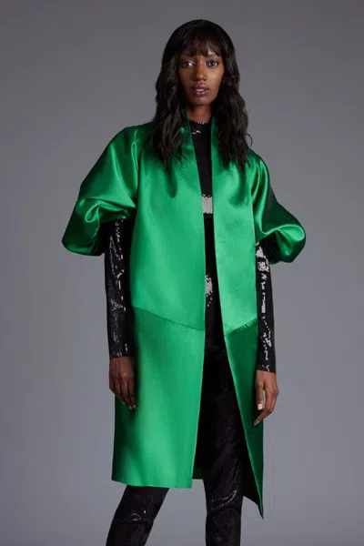 Greta Constantine Marina Coat In Green