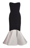 Greta Constantine Morowa Flounced Mermaid Gown In Multi