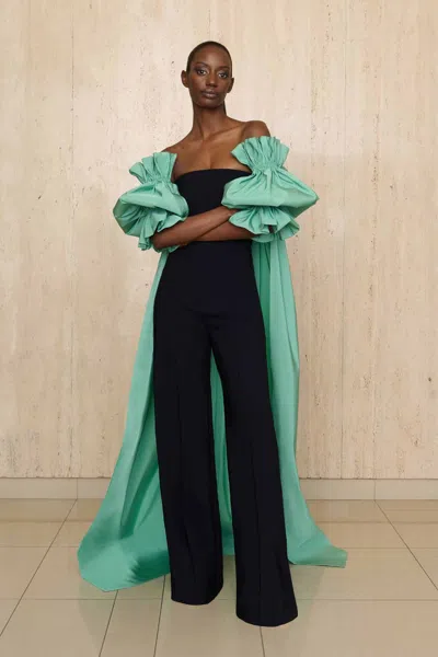 Greta Constantine Mun-obi Jumpsuit In Black